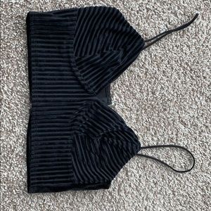 top shop black drop top